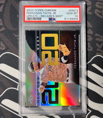 2020 Topps Chrome Update Fernando Tatis Jr Decades Next PSA 10