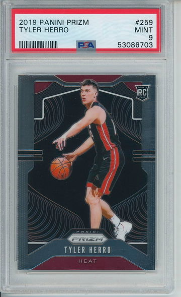 2019 Panini Prizm Tyler Herro PSA 9 Mint