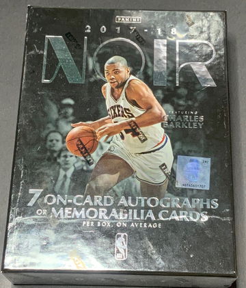(1) 2017-18 Noir Basketball Hobby Box.