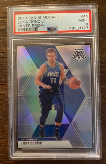 2019 Panini Mosaic #44 Luka Doncic Silver Prizm PSA 9 MINT