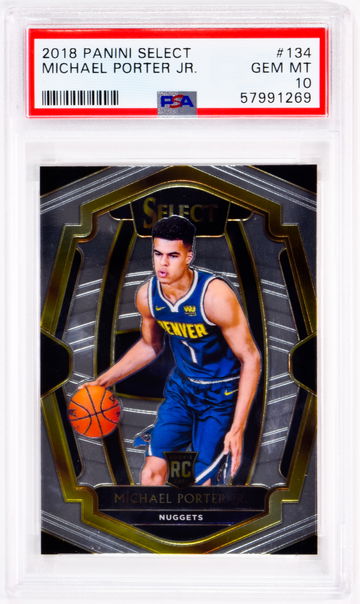 2018 Michael Porter Jr. Panini Select    #134 PSA 10