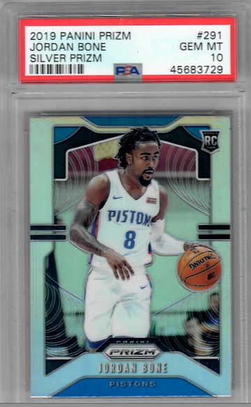 2019 Panini Prizm 291 Jordan Bone Silver Prizm