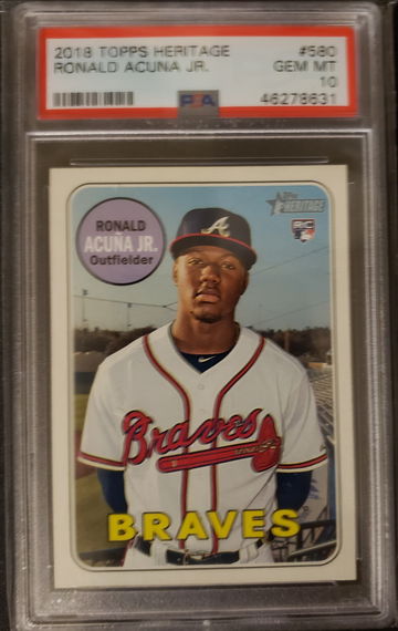 Ronald Acuna Heritage PSA 10