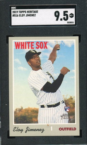 Eloy Jimenez 2019 Topps Heritage Rookie 