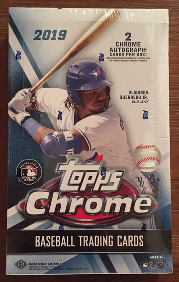 2019 Topps Chrome Hobby Box