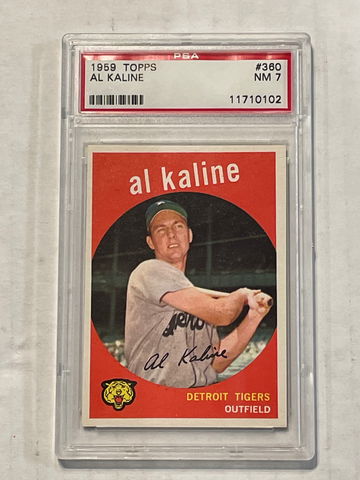 1959 Topps Al Kaline PSA 7