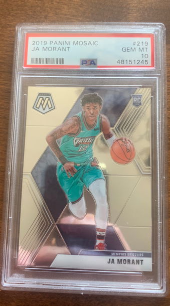 Ja Morant 2019 Mosaic RC PSA 10