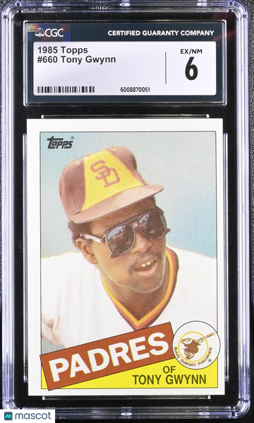 1985 Topps Tony Gwynn #660 CGC 6