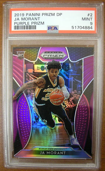 Ja Morant 2019 Prizm DP #2 Purple Prizm PSA 9