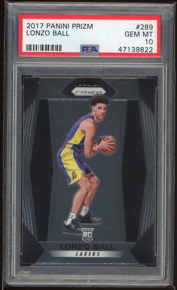 2017 Panini Prizm Lonzo Ball PSA 10