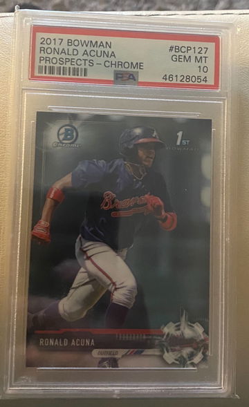 Acuna 1st bowman PSA 10