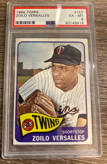 Zoilo Versailles 1965 Topps PSA 6