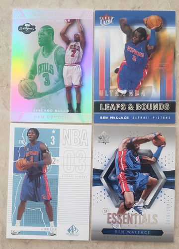 Ben Wallace LOT Ben Gordon 2007 Co Signer /19 Ultra /500 SP Game Used Authentic Essentials /2999 