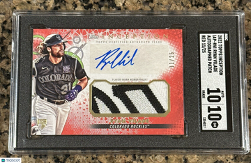 RYAN VILADE RPA-Rookie AUTOGRAPH 3-CLR PATCH 2022 TOPPS INCEPTION SGC 10/10 #/25