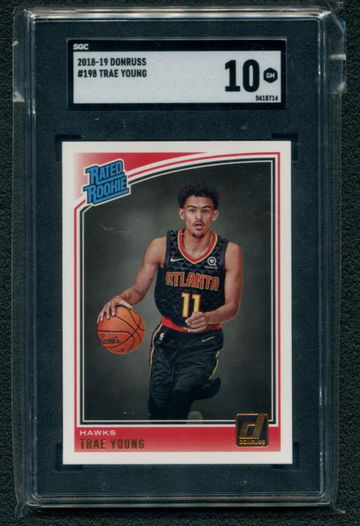 2018-19 Donruss Trae Young RC SGC 10