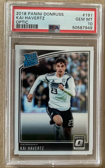 2018 Optic Kai Havertz Rookie RC PSA 10
