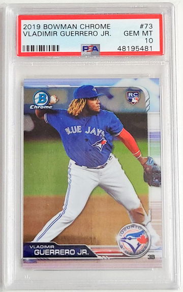 2019 Bowman Chrome Vladimir Guerrero Jr RC PSA 10