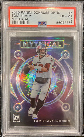 020 Optic Mythical TOM BRADY - Tampa Bay Buccaneers #MY-6 PSA 6 (POP 1)