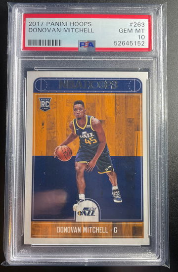 2017 Panini Hoops Donovan Mitchell #263 PSA 10 Gem Mint