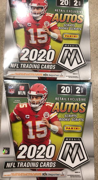 2020 mosaic football mega lot 2