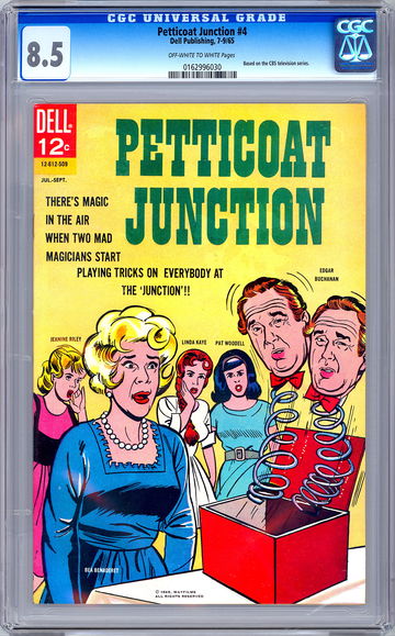 PETTICOAT JUNCTION #4 CGC 8.5 CULT 1960’S CBS TV SERIES ADAPTATION DELL 1965
