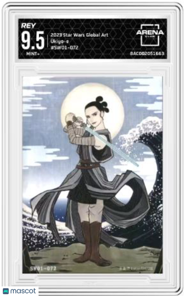 2023 Star Wars Global Art Rey #SW01-072 Arena Club 9.5