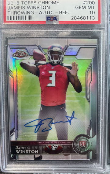2015 Jameis Winston Topps Chrome #200 Refractor Auto