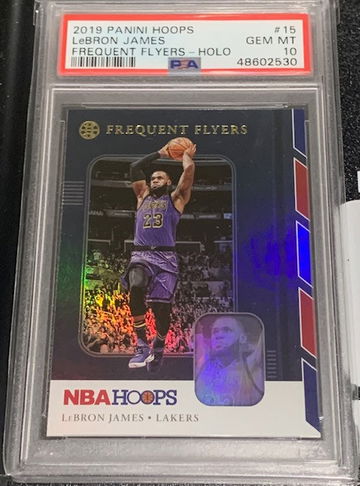 2019 Hoops Lebron James Frequent Flyer Holo #15 Gem Mint Psa 10