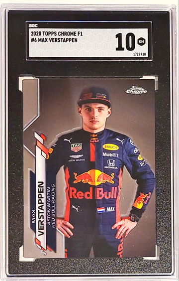 Max Verstappen Formula 1 Topps Chrome F1 SGC 10 