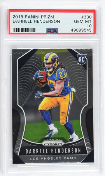 2019 Panini Prizm Darrell Henderson PSA 10 #330