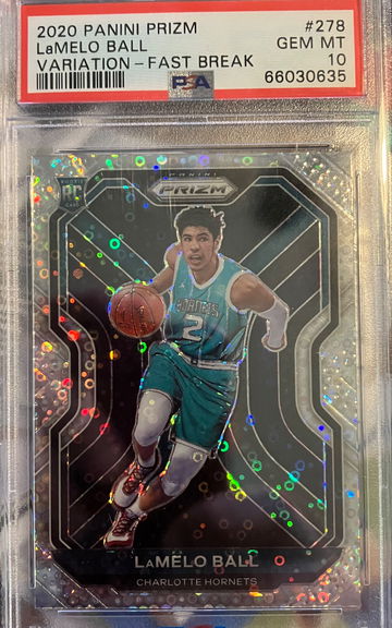 2020 Prizm Fast Break Variation Lamello Ball