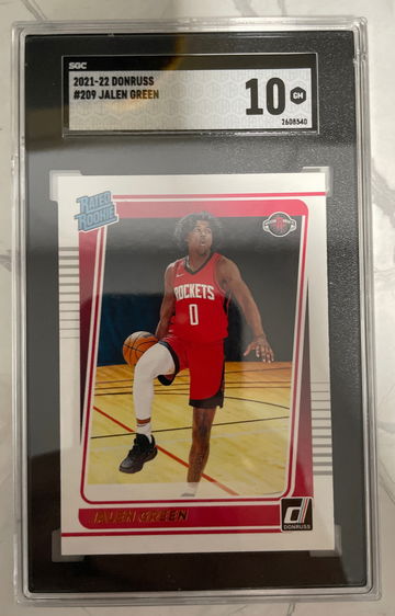 2021-22 DONRUSS JALEN GREEN #209 SGC10
