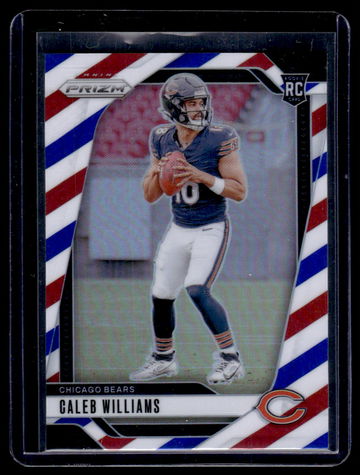2024 Panini Prizm Red White Blue Caleb Williams #301 RC