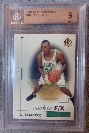 Paul Pierce 1998 SP authentic