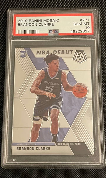 Brandon Clarke 2019 Mosaic Debut PSA 10