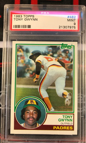 Tony Gwynn 1983 Topps PSA 9