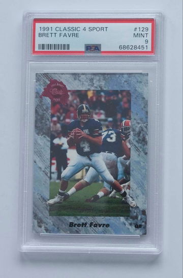 Brett Favre 1991 Classic 4 Sport #129 PSA 9