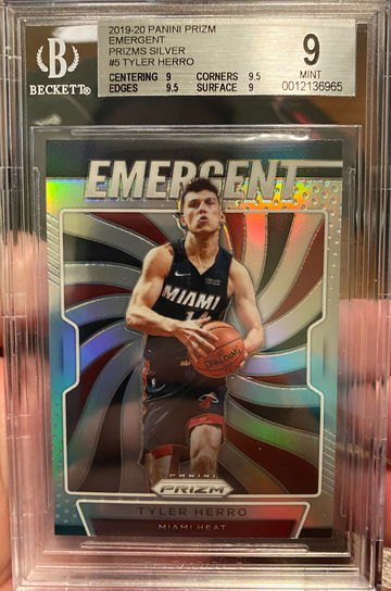 Tyler Herro Emergent Silver Prizm