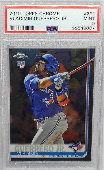 2019 Topps Chrome #201 Vladimir Guerrero Jr  RC PSA 9 
