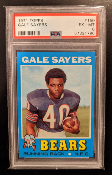 1971 Topps Gale Sayers PSA 6