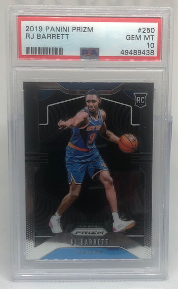 RJ Barrett 2019 Prizm RC #250 PSA 10 Gem Mt