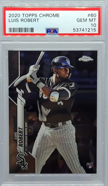 2020 TOPPS CHROME #60 LUIS ROBERT PSA 10