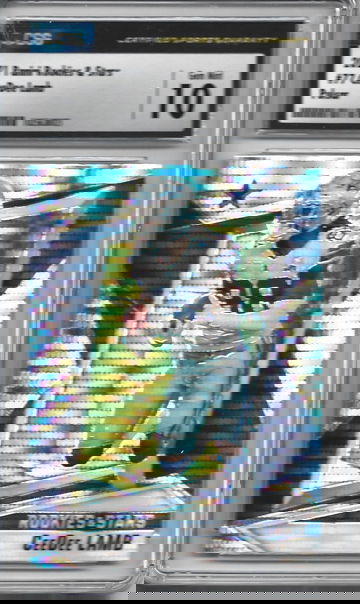 2021 Rookies & Stars CeeDee Lamb Pulsar #77 CSG 10 Gem Mint Cowboys