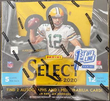 2020 Panini Select NFL football First off the Line FOTL Hobby Box