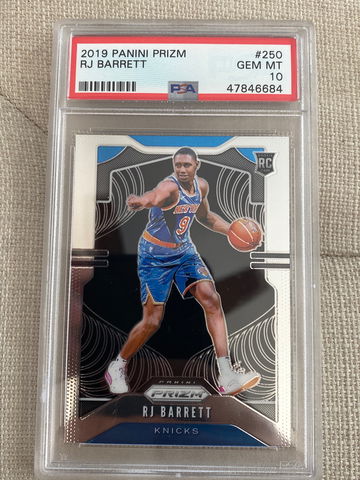 2019-20 RJ Barrett RC PRIZM PSA 10#250