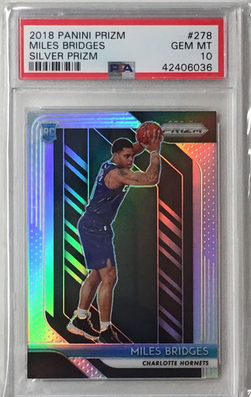 Miles bridges prizm silver psa 10 