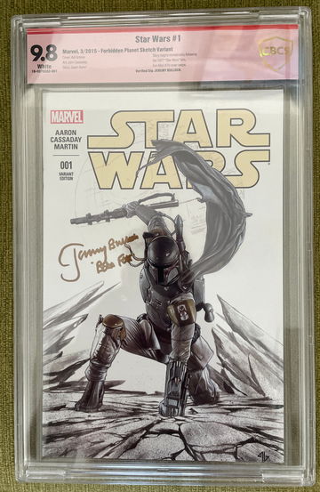 Bobba Fett #1 9.8 Auto Jeremy Bulloch