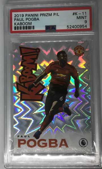 Paul Pogba 2019 Prizm EPL #K11 - Kaboom! - PSA 9 MINT (Pop 4)