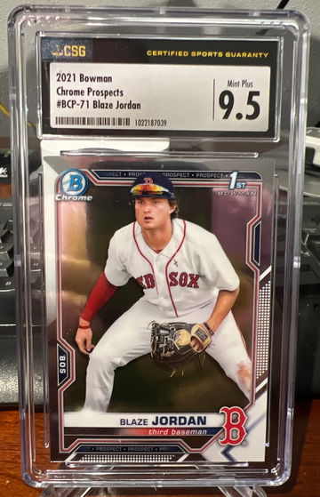 2021 Bowman Chrome Prospects 71 Blaze Jordan
