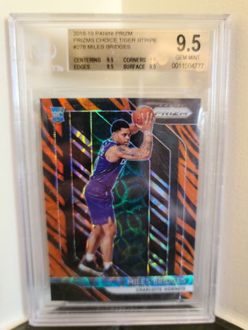 Miles Bridges Tiger Stripe Prizm BGS 9.5 True 
